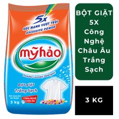 Bột Giặt Mỹ Hảo - Trắng Sạch - 3Kg