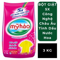 Bột Giặt Mỹ Hảo - Trắng Sạch Tinh Dầu Nước Hoa - 3Kg