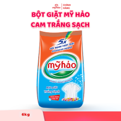 Bột Giặt Mỹ Hảo - Cam Trắng Sạch - 6kg