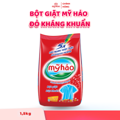 Bột Giặt Mỹ Hảo - Đỏ Kháng Khuẩn - 1,5kg