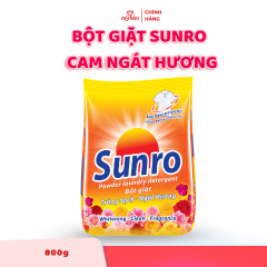 Bột Giặt Sunro - Cam Ngát Hương - 800g