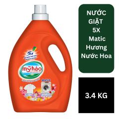 Nước Giặt Đậm Đặc Mỹ Hảo 5X - Cam - 3,4Kg