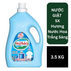 Nước Giặt Đậm Đặc Mỹ Hảo 5X - Hương Nước Hoa Trắng Sáng - 3,5Kg