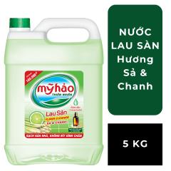 Nước Lau Sàn  Mỹ Hảo - Sả &amp; Chanh - 5Kg