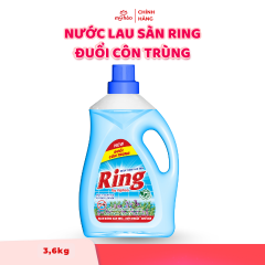 Nước Lau Sàn Ring - Xanh Đuổi Côn trùng - 3,6kg