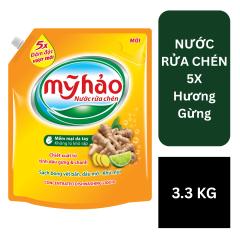 Nước Rửa Chén Mỹ Hảo  - Túi Gừng - 3.3Kg