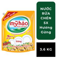 Nước Rửa Chén Mỹ Hảo  - Túi Gừng - 3,6Kg