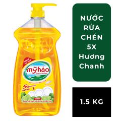 Nước Rửa Chén Mỹ Hảo 5X - Chanh - 1,5Kg