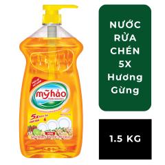 Nước Rửa Chén Mỹ Hảo 5X - Gừng - 1,5Kg