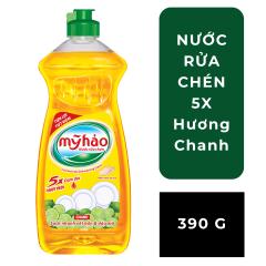 Nước Rửa Chén Mỹ Hảo 5X - Chanh - 390G