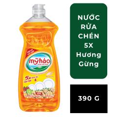 Nước Rửa Chén Mỹ Hảo 5X -Gừng - 390G