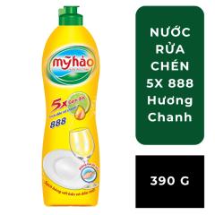 Nước Rửa Chén Mỹ Hảo 5X 888 - Chanh - 390G