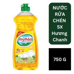 Nước Rửa Chén Mỹ Hảo 5X - Chanh - 750G
