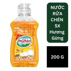 Nước Rửa Chén Mỹ Hảo 5X - Gừng - 200G